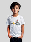 Happy Cartoon Kids Graphic T-Shirt