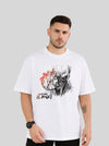 Skull Time Oversized Graphic T-Shirt