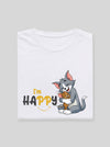 Happy Cartoon Kids Graphic T-Shirt