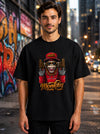 Gangster Monkey Mens Oversized T-Shirt