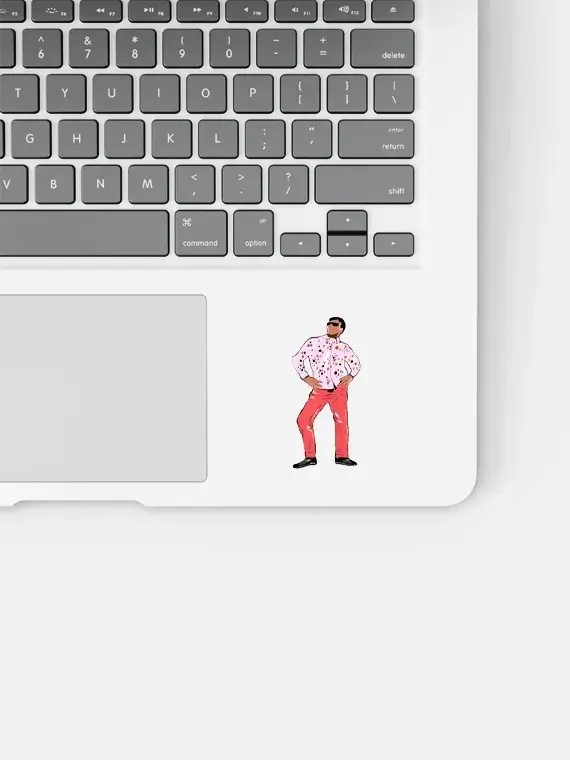 Akshay Kumar's Iconic Raju Pose - Sticker