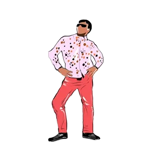 Akshay Kumar's Iconic Raju Pose - Sticker