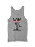 Unisex Tank Tops with "NASA" and Dab Astronaut Print