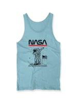 Unisex Tank Tops with "NASA" and Dab Astronaut Print