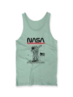 Unisex Tank Tops with "NASA" and Dab Astronaut Print