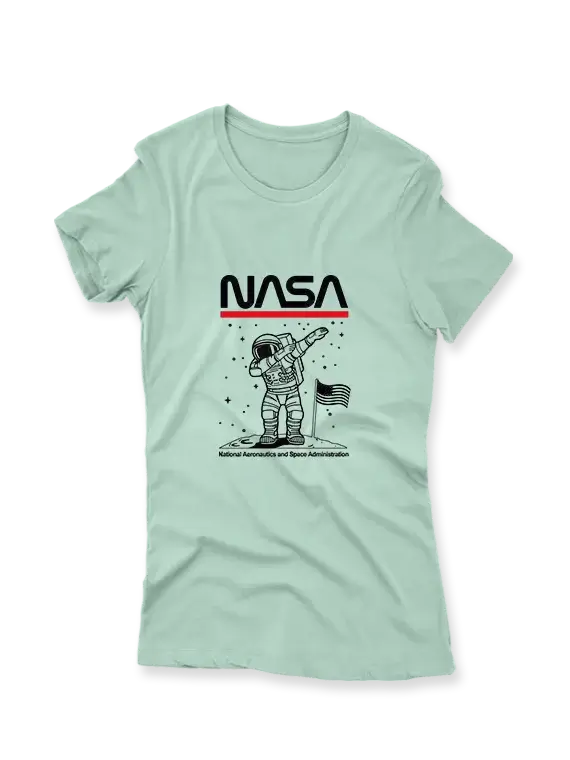 Women's T-Shirt with NASA Astronaut in DAB Position