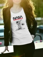 Women's T-Shirt with NASA Astronaut in DAB Position