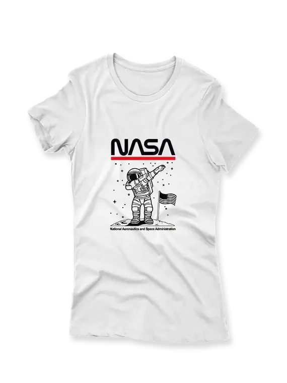Women's T-Shirt with NASA Astronaut in DAB Position