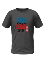 Men’s T-Shirt with "Broken Crayon Still Color" Print