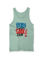 Unisex Tank Tops with "Broken Crayon Still Color" Print