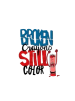 Unisex Tank Tops with "Broken Crayon Still Color" Print