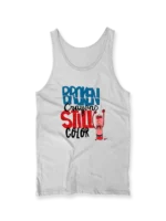 Unisex Tank Tops with "Broken Crayon Still Color" Print