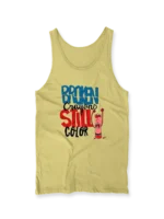 Unisex Tank Tops with "Broken Crayon Still Color" Print