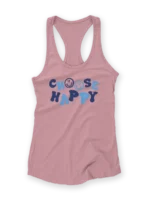 Women's Racerback Tank Tops – "Choose Happy"