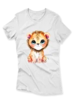Women’s T-Shirt with Baby Cub Print
