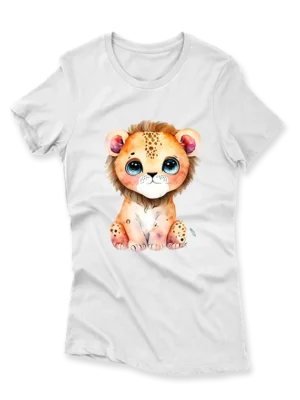Women’s T-Shirt with Baby Cub Print
