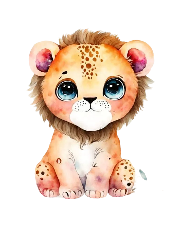 Women’s T-Shirt with Baby Cub Print