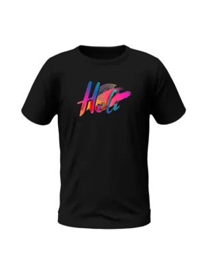 Happy_Holi_Black_TShirt