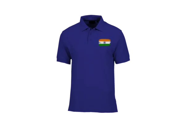 Polo T Shirt with Indian Flag