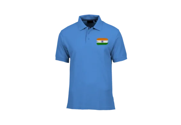 Polo T Shirt with Indian Flag
