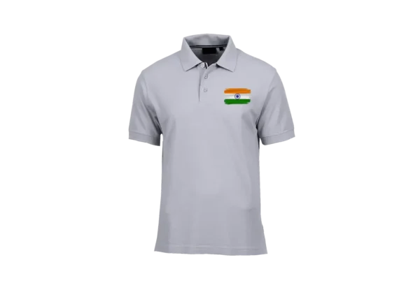 Polo T Shirt with Indian Flag