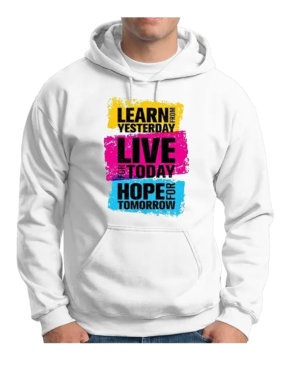 Learn, Live & Hope - Hoodies