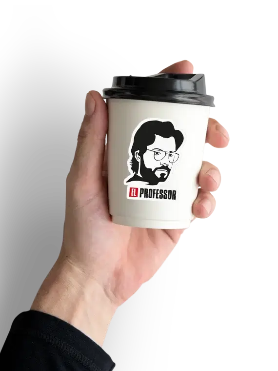 EL PROFESSOR Money Heist Sticker
