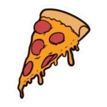 Delicious Pizza Slice - Sticker
