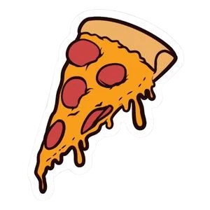 Delicious Pizza Slice - Sticker