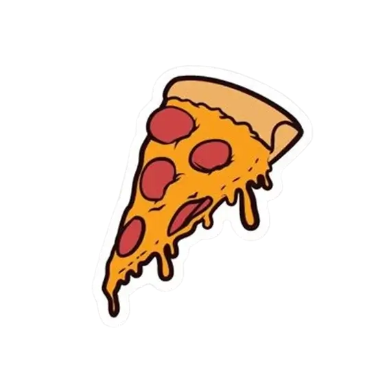 Delicious Pizza Slice - Sticker