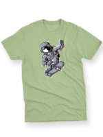 Men's T-Shirt – Astronaut On Skateboard