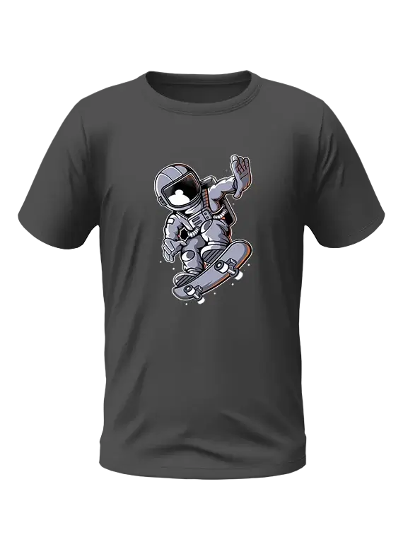 Men's T-Shirt – Astronaut On Skateboard
