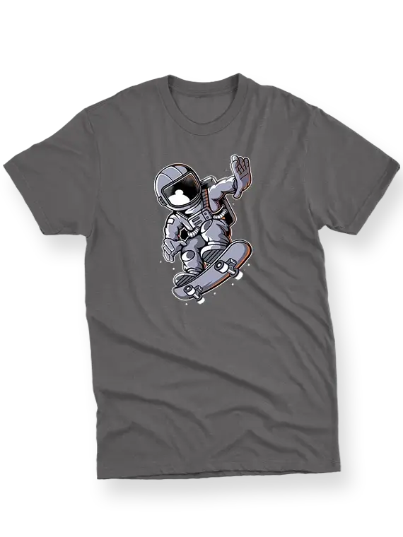 Men's T-Shirt – Astronaut On Skateboard