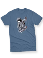 Men's T-Shirt – Astronaut On Skateboard