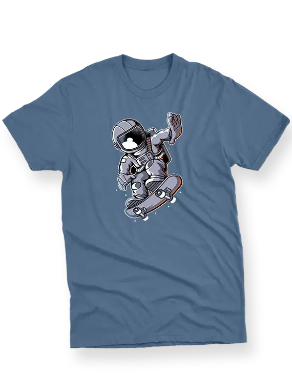 Men's T-Shirt – Astronaut On Skateboard