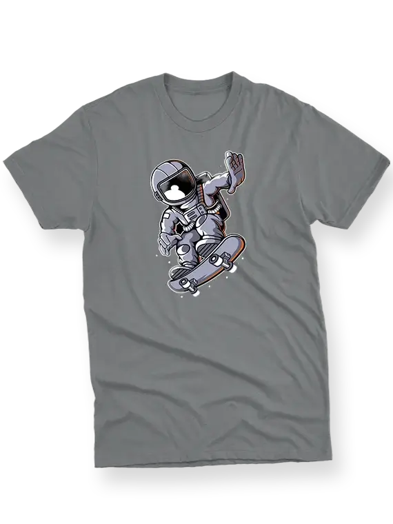 Men's T-Shirt – Astronaut On Skateboard