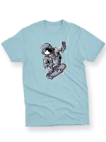 Men's T-Shirt – Astronaut On Skateboard