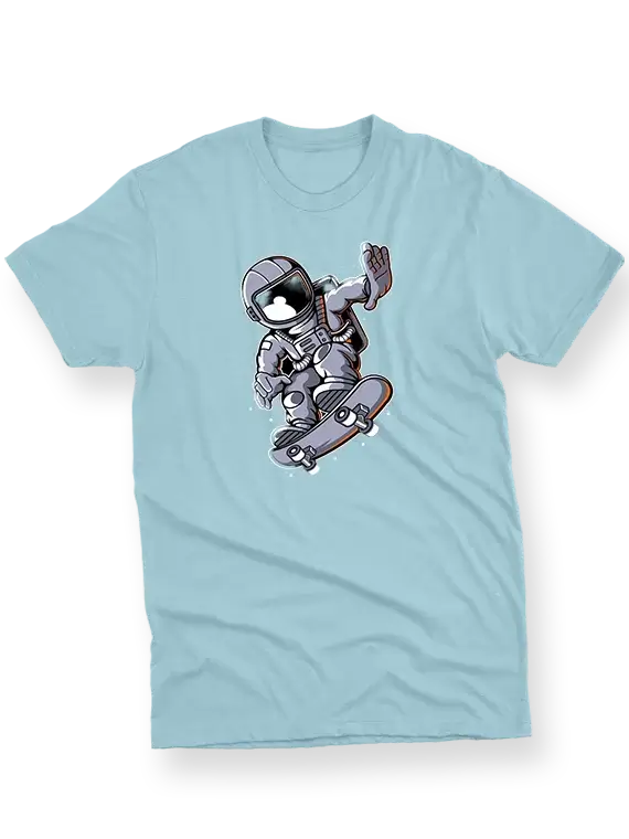 Men's T-Shirt – Astronaut On Skateboard