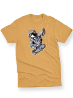 Men's T-Shirt – Astronaut On Skateboard