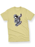 Men's T-Shirt – Astronaut On Skateboard