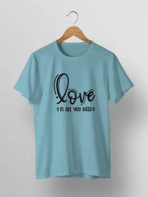 Love Is All You Need - Hanging - Light Blue