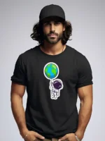 Astronaut Earth Balloon T-Shirt