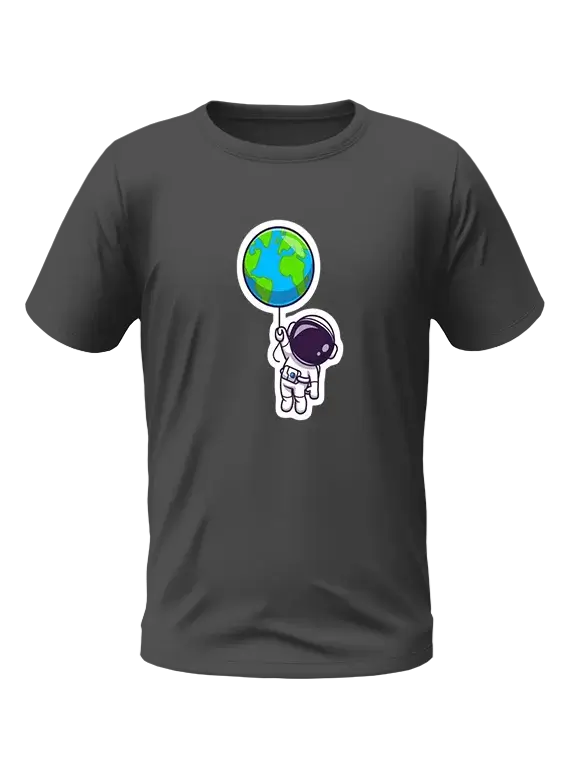 Astronaut Earth Balloon T-Shirt