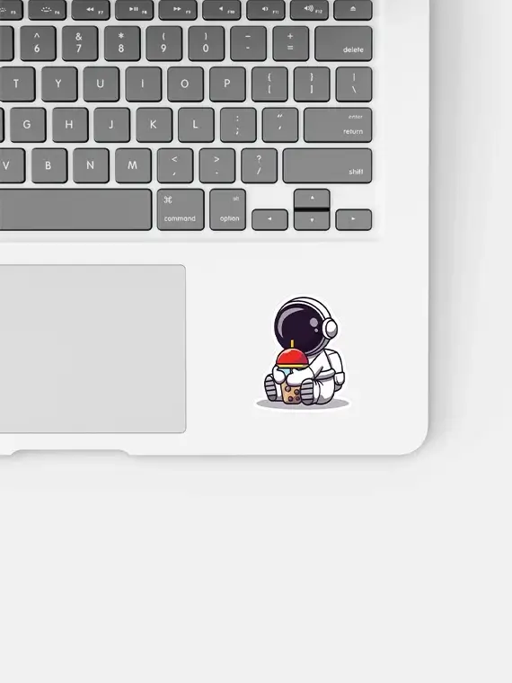 Astronaut Drinking a Shake