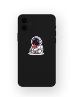 Astronaut Drinking a Shake