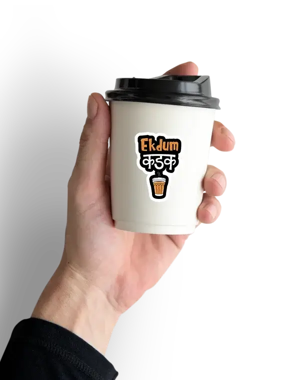 Ek Dum Kadak Chai - Sticker