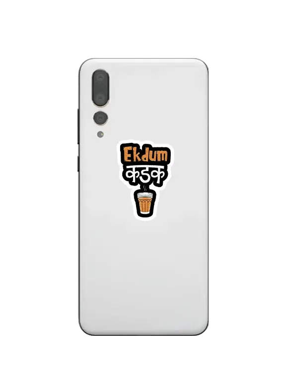 Ek Dum Kadak Chai - Sticker