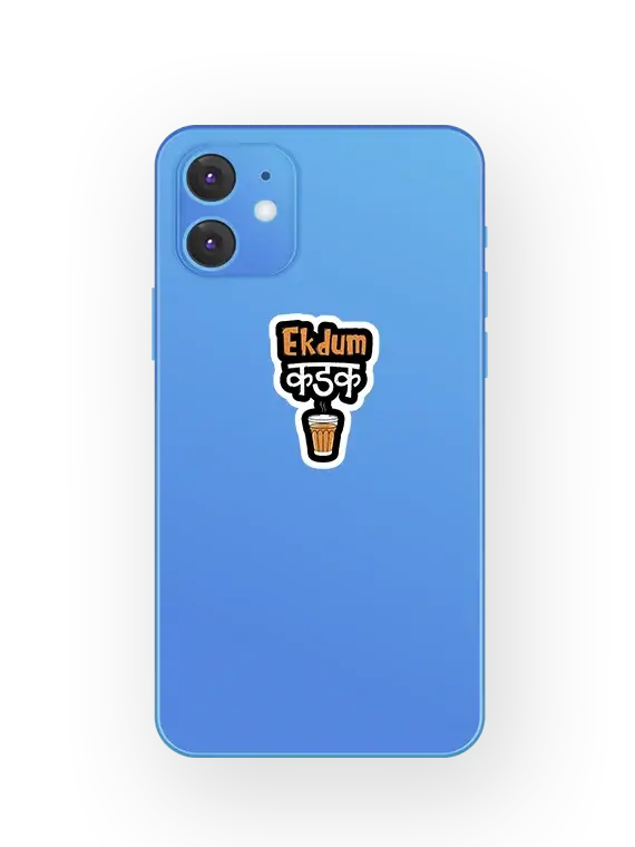 Ek Dum Kadak Chai - Sticker