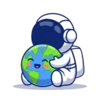 Astronaut Hug Earth